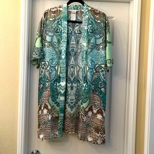 Beautiful Chico's Ruana.  lightweight, for spring or summer.